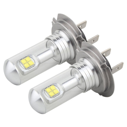 Fendinebbia Auto H7 40W 800 LM 6000K con 8 LED CREE - DC 12V