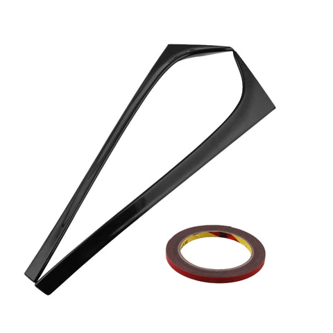 Style automatique ABS brillant noir ala posteriore becquet latéral pour Volkswagen Golf 7 MK7 2014-2017, lèvre de becquet latéral pour Volkswagen Golf 7 MK7 2014-2017