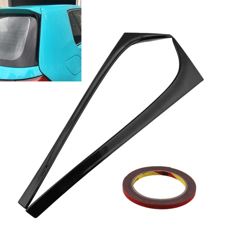 Style automatique ABS brillant noir ala posteriore becquet latéral pour Volkswagen Golf 7 MK7 2014-2017, lèvre de becquet latéral pour Volkswagen Golf 7 MK7 2014-2017