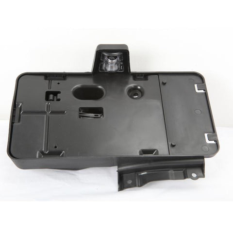 Staffa di montaggio del supporto del numero del telaio della targa posteriore della coda dell'auto con luce per Jeep Wrangler JK 2007-2017, Rear License Plate Frame