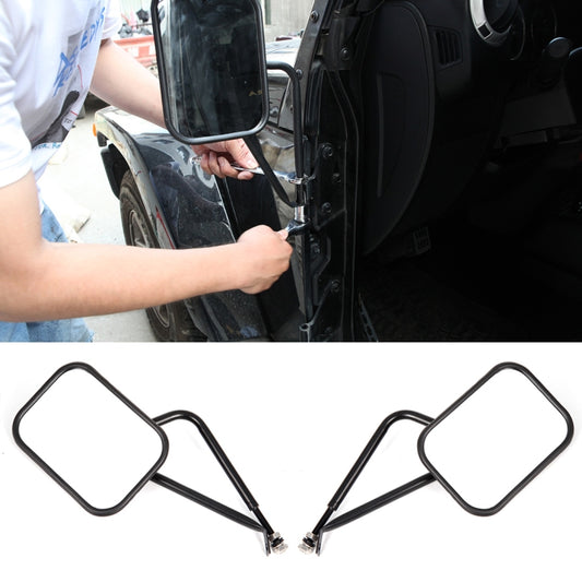 Specchi retrovisori rettangolari per specchietto retrovisore laterale per auto da 2 pezzi per Jeep Wrangler JK 2007-2017, For Jeep Wrangler JK 2007-2017