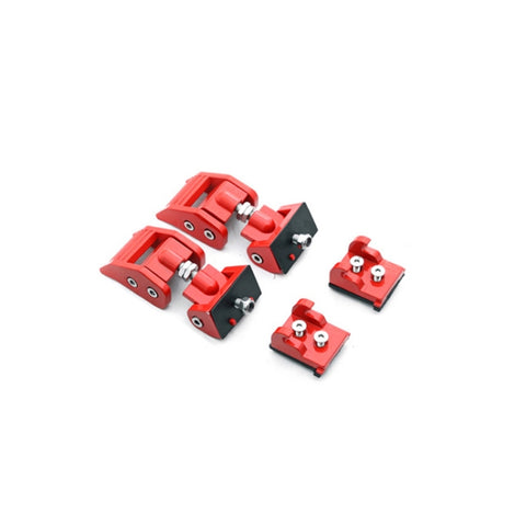 2 PCS Auto Chiusura a scatto Chiusura avec fibbia Copri motore pour Jeep Wrangler JK 2007-2017, Jeep Wrangler JK 2007-2017 (Rouge), Jeep Wrangler JK 2007-2017 (Noir)