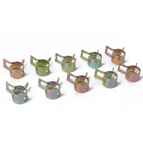 10 pz 11mm clip a molla per auto clip per tubo del carburante clip per tubo dell'acqua tubo dell'aria morsetto di fissaggio, 10 PCS 11mm - Novalix Store