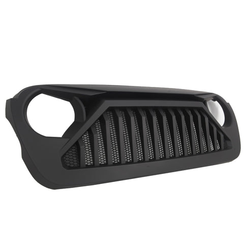 Filet pour inserts gris antérieurs pour voiture de course antérieure pour Jeep Wrangler JL 2018, Jeep Wrangler JL 2018