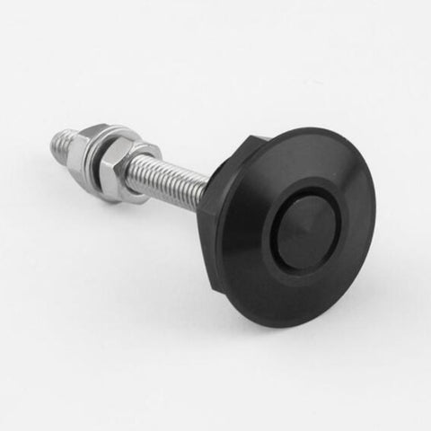 Kit clip di blocco perni per cofano in billet con pulsante rapido per mini auto in acciaio inossidabile, Mini Stainless Steel (Black), Mini Stainless Steel (Silver)