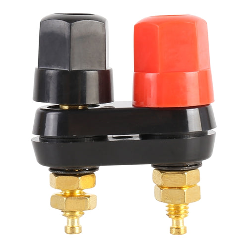 5 PCS Red Black Hexagon Amplifier Speaker Terminal