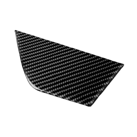 Adesivo decorativo per pannello di regolazione del sedile con guida a sinistra in fibra di carbonio da 2 pezzi per Mercedes-Benz W204 2007-2013, Left Drive Seat Adjustment (A)