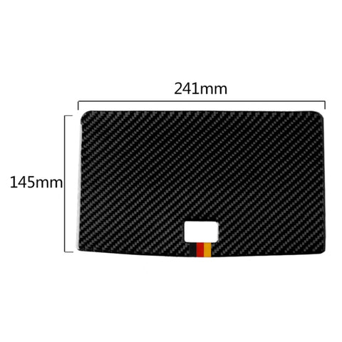 Autocollant décoratif pour panneau de console de navigation, bande tedesca pour voiture, pour Mercedes-Benz W204 Classe C 2007-2010, console de navigation (drapeau allemand)