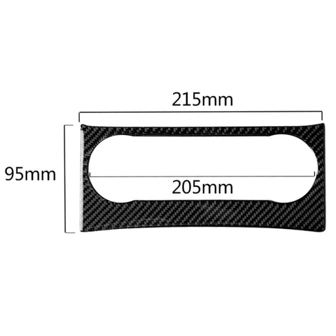 Adhésif décoratif pour panneau de contrôle de la manopole de l'air conditionné en fibre de carbone pour voiture pour Mercedes-Benz W204 Classe C 2011-2013, bouton de climatisation (drapeau allemand)