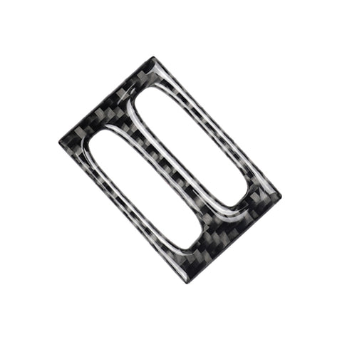Adhésif décoratif pour panneau de sortie d'air intermédiaire en fibre de carbone pour voiture pour Mercedes-Benz W204 2011-2013, sortie d'air intermédiaire