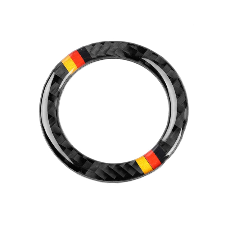 Car German Flag Carbon Fiber Air Outlet Ring + Intermediate Air Outlet + Side Air Outlet Panel Decorative Sticker for Mercedes-Benz W204 207-2010       ...