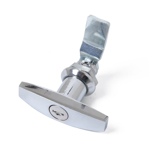 2 pz. Maniglia a forma di T color argento Chiusura a chiave e chiavi per porta d'ingresso con serratura per cassetta degli attrezzi per rimorchio/yacht/camion, 2 PCS Silver T Shape Handle - Novalix Store