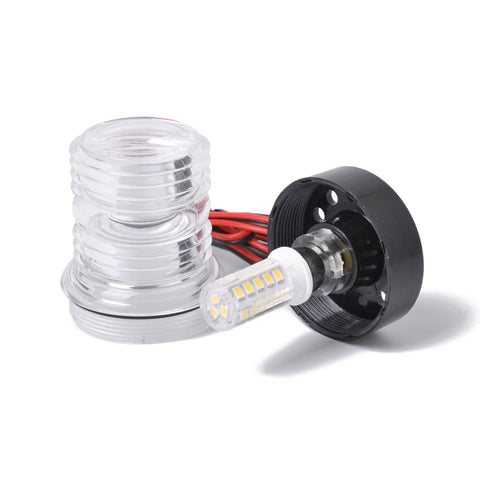 DC 12V 2.5W Marine Boat Yacht Stern Anchor LED Luce di navigazione a tutto tondo Luce bianca a 360 gradi, LED Navigation Light