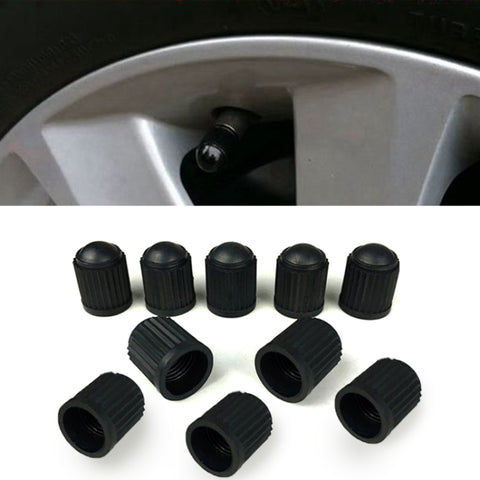 Tappo in gomma antipolvere per valvola nera da 200 pezzi per bicicletta e auto, diametro: 10 mm (nero), 200 PCS