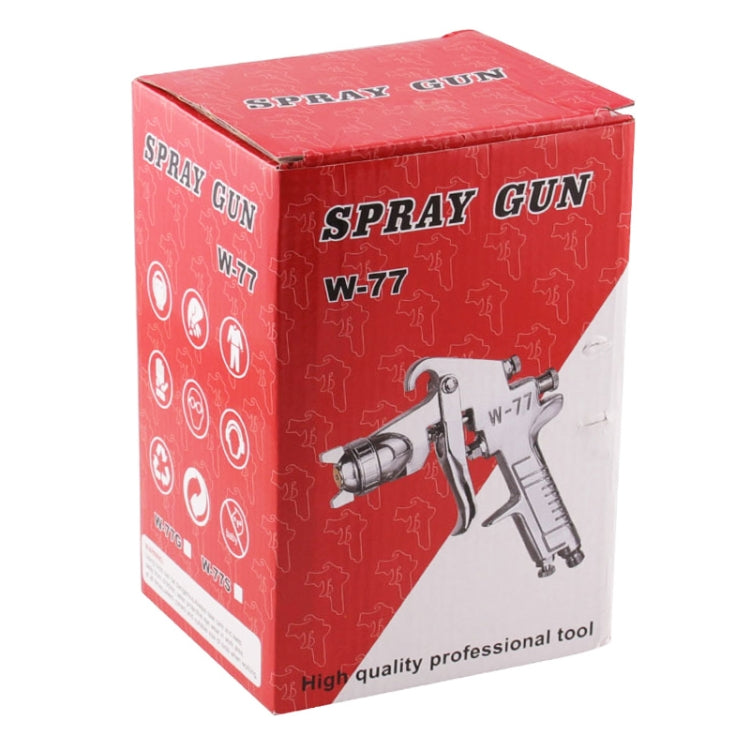 W-77 Paint Spray Gun Sprayer lower Pot Pneumatic Tool for Home Car, Hole diameter: 3mm, Paint Spray Gun