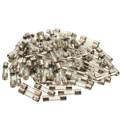 100 PZ 5 x 20mm Kit assortiti di fusibili in vetro Fusibili per tubi 0,2A 0,5A 1A 2A 3A 5A 8A 10A 15A 20A, 100pcs 5 x 20mm - Novalix Store