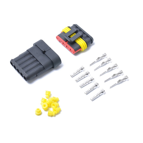 10 set Set di auto per auto con connettore per cavo elettrico impermeabile sigillato a 5 pin, A0314 - Novalix Store
