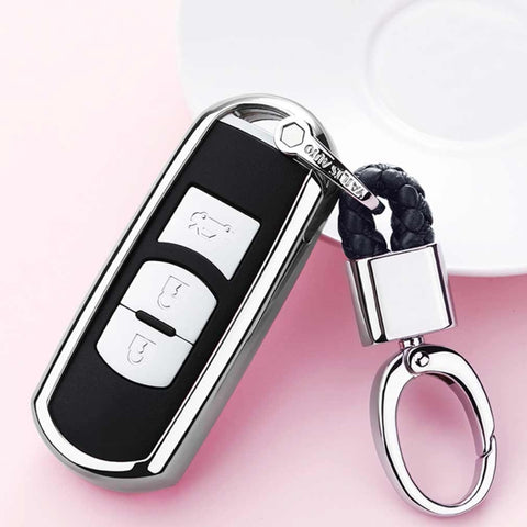 Porte-bagages pour voiture monobloc en TPU galvanisé avec porte-bagages pour Mazda 3 AXELA / CX-8 / CX-5 / CX-4 / 6 ATENZA, rose, bleu, rouge, argent, noir