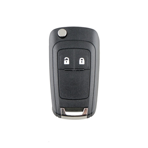 Per le chiavi della macchina Opel, custodia sostitutiva a 2 pulsanti con stelo della chiave pieghevole, 2 Buttons with Foldable Key Blade
