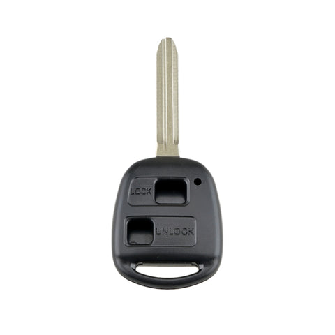 Per chiavi auto TOYOTA di ricambio, custodia per chiave auto a 2 pulsanti con stelo chiave, 2 Buttons
