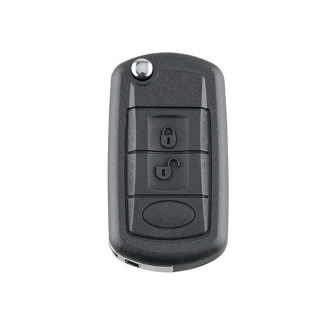 Pour Land Rover Range Rover Sport 2006-2011 / Range Rover 2006 ~ 2009 / Discovery 3 2005 ~ 2009 Chiavi di ricambio per auto Custodia per chiave a 3 pulsanti con stelo della chiave pieghevole, pour Landrover Range Rover
