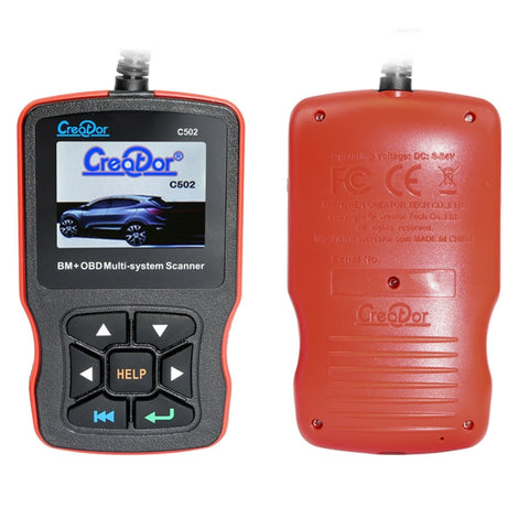 Creator C502 V7.6 - Scanner Diagnostico OBD2 Multi-sistema per
