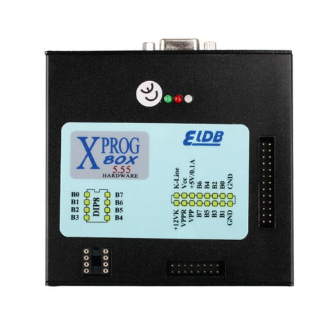 XPROG V5.55 Interface de programmation ECU avec échelle en métal noir, Interface de programmation