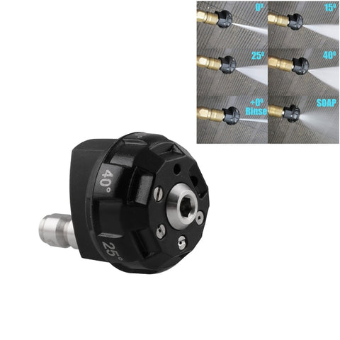 Ugello multiforo multifonction 6 en 1 Ugello pour lavage automatique à haute pression pour idropulitrice, buse multi-trous 6 en 1