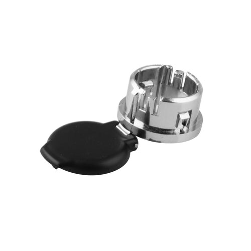 12V Chrome Cigarette Lighter Plug Retainer for Cars