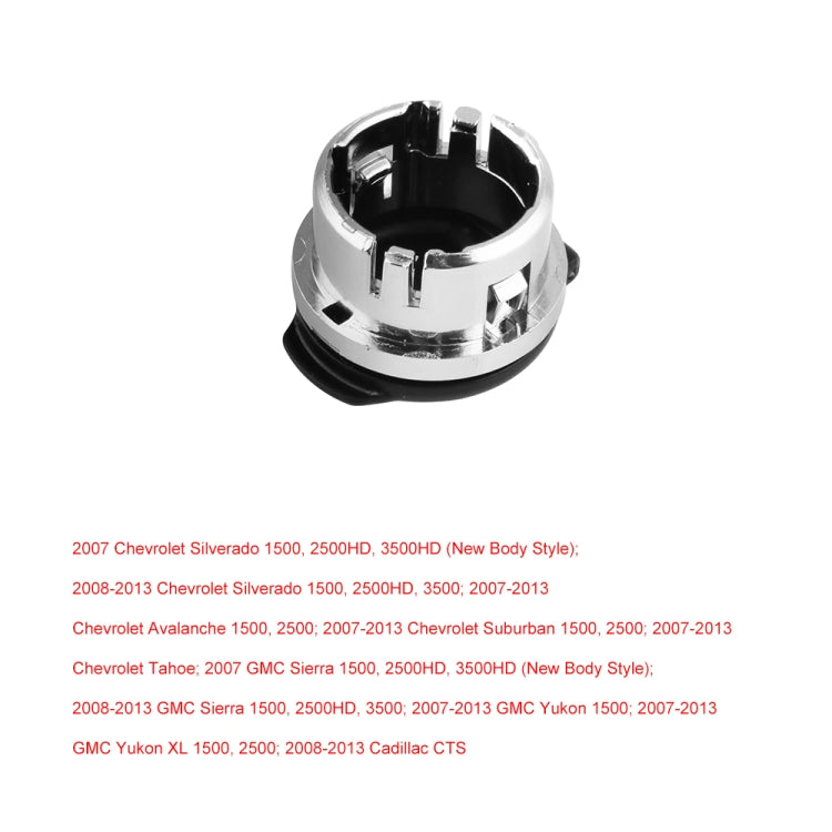 12V Chrome Cigarette Lighter Plug Retainer for Cars