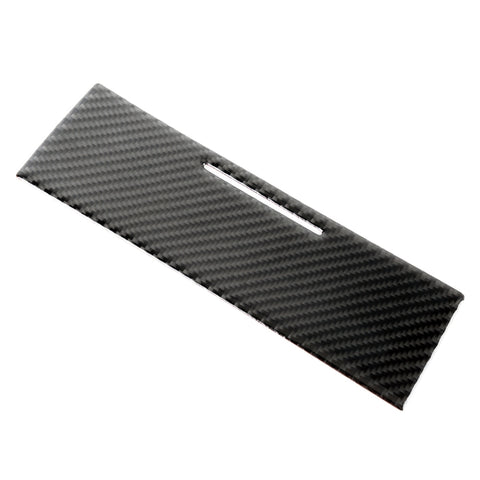 Adhésif décoratif pour panneau de corniche accendisigari en fibre de carbone pour voiture pour Volkswagen Touareg, panneau allume-cigare