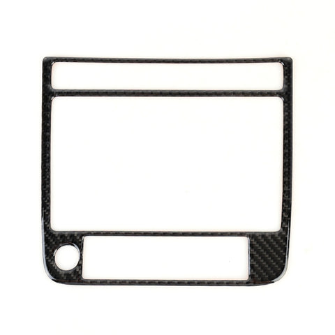Adhésif décoratif pour panneau de navigation en fibre de carbone pour voiture pour Volkswagen Touareg, panneau de navigation