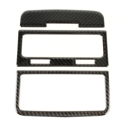 Adhésif décoratif pour support d'air postérieur en fibre de carbone pour voiture de 3 personnes pour Volkswagen Touareg, sortie d'air arrière