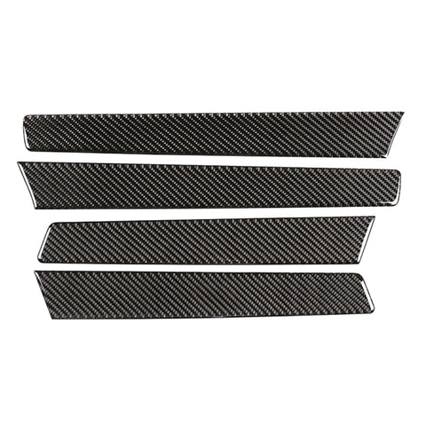 Adesivo decorativo per pannello porta in fibra di carbonio da 4 pezzi per Volkswagen Touareg, Door Panel