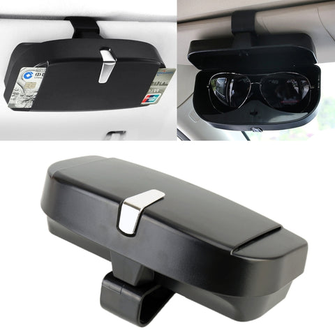 Support pour lunettes multifonctions pour voiture, support pour lunettes avec fente pour semelle, style piatto, style plat (gris), style plat (beige), style plat (noir), style plat (rose)
