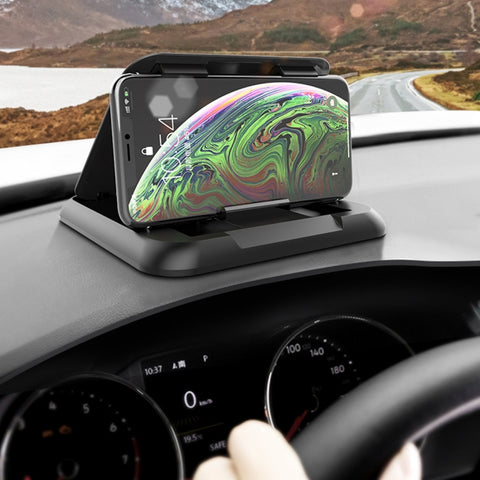 Supporto per cellulare in silicone con struttura in fibra di carbonio per auto per cellulare da 3,5-6,8 pollici, Phone Holder for 3.5-6.8 pollici Cellphone