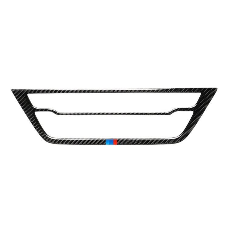 Car Tricolor Carbon Fiber CD Panel Decorative Sticker for BMW 5 Series G38 528Li / 530Li / 540Li 2018, CD Panel (Tricolor)