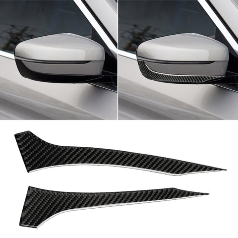 2 adesivi decorativi per striscia paraurti specchietto retrovisore in fibra di carbonio per auto per BMW G30 (2018-2019) / G11 (2016-2019), guida a destra senza lente, Rearview Mirror Right Drive without Lens - Novalix Store