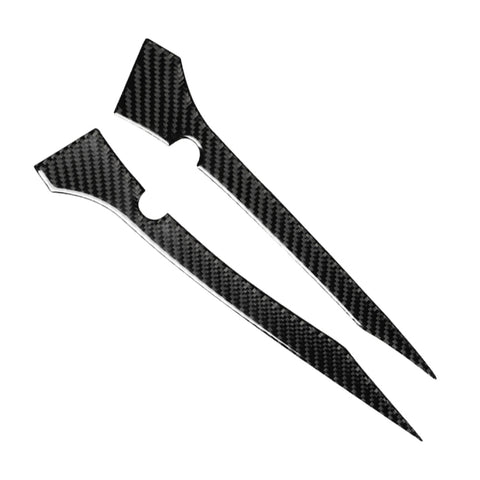 Adesivo decorativo per striscia paraurti specchietto retrovisore auto in fibra di carbonio da 2 pezzi per BMW G30 (2018-2019) / G11 (2016-2019), guida a sinistra con fotocamera, Rearview Mirror Left Drive with Camera