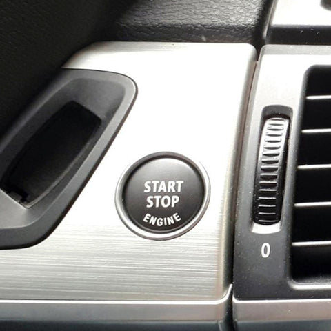 Copertura del pulsante della chiave di avviamento del motore dell'auto per telaio BMW E90, Pour châssis BMW E90 (argent), Pour châssis BMW E90 (noir), Pour châssis BMW E90 (bleu), Pour châssis BMW E90 (rouge)