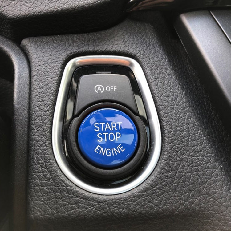 Car Engine Start Key Push Button Cover for BMW G / F Chassis,  with Start and Stop, For BMW G / F Chassis, with Start and Stop (Black)                  ...