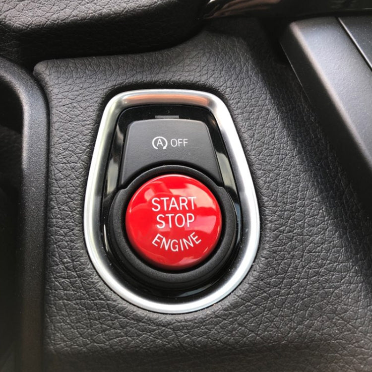 Car Engine Start Key Push Button Cover for BMW G / F Chassis,  with Start and Stop, For BMW G / F Chassis, with Start and Stop (Black)                  ...