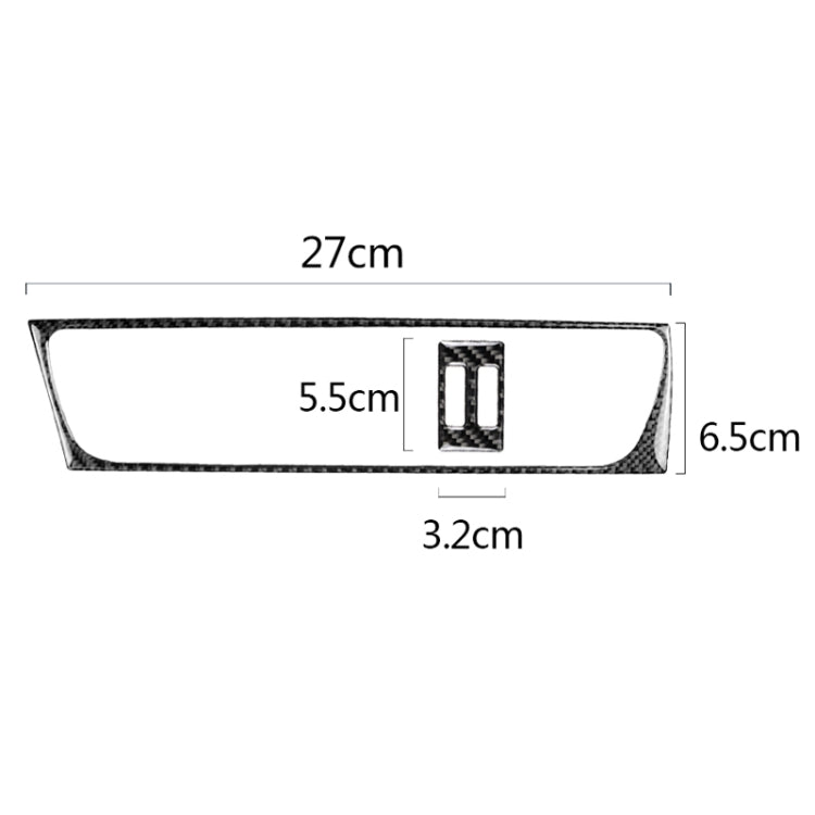 2 in 1 Car Carbon Fiber Air Conditioning Air Outlet Frame Decorative Sticker for Audi A4 B8 2009-2016 / A5 2008-2017 / Q5 2009-2017​, Left Drive  ...