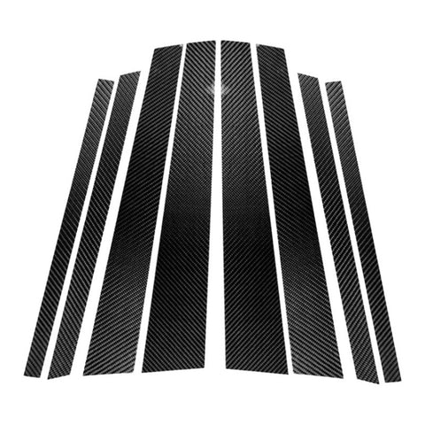 Adesivo decorativo per colonna B in fibra di carbonio per auto per BMW E70 2008-2013, For BMW E70