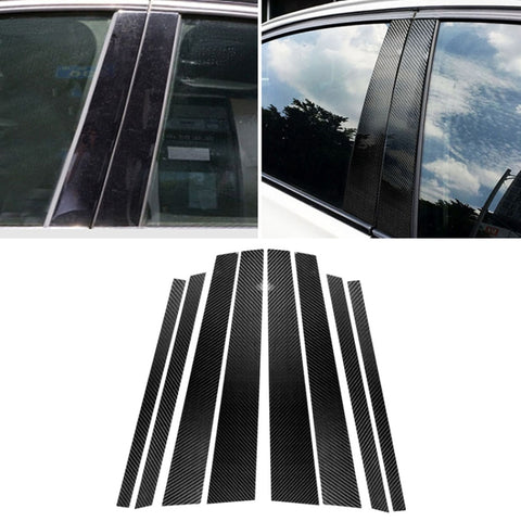 Adesivo decorativo per colonna B in fibra di carbonio per auto per BMW E70 2008-2013, For BMW E70