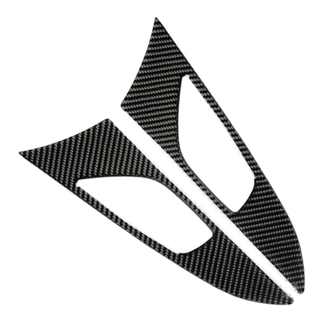 Autocollant décoratif pour téléphone extérieur, poignée intérieure pour porte en fibre de carbone pour 2 pièces pour Mazda Axela 2014/2017-2018, cadre extérieur de poignée intérieure de porte