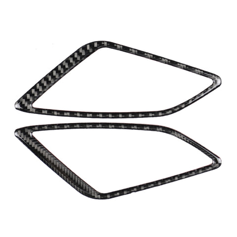 Adesivo decorativo per uscita aria strumento in fibra di carbonio per Mazda Axela 2014/2017-2018, Instrument Air Outlet