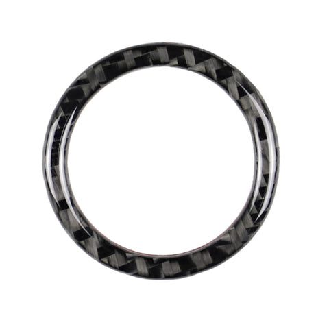 Autocollant décoratif pour véhicule avec une seule pulsation en fibre de carbone pour voiture pour Toyota Camry d'Ottawa génération 2018-2019, démarrage à un bouton