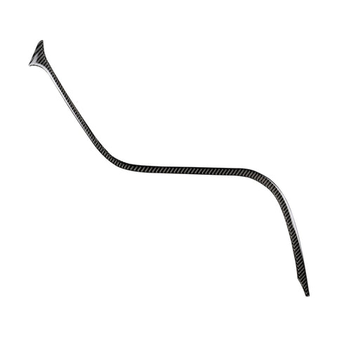 Adhésif décoratif avec bande S pour contrôle central en fibre de carbone pour voiture pour Toyota Camry d'Ottawa génération 2018-2019, guide vers l'avant, bande S de contrôle central