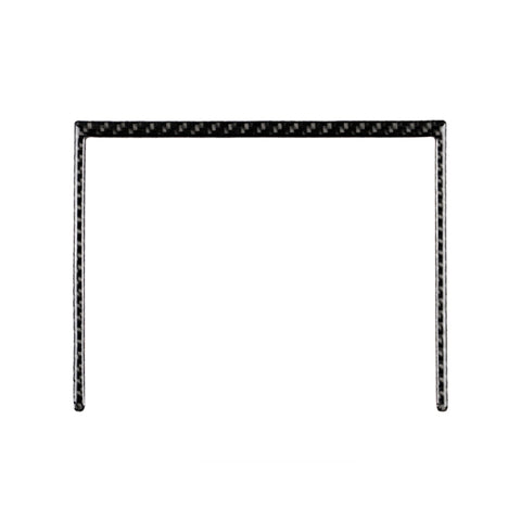 Adesivo decorativo con cornice a forma di U per scatola portaoggetti in fibra di carbonio per Toyota Camry di ottava generazione 2018-2019, Storage Box U Shape Frame